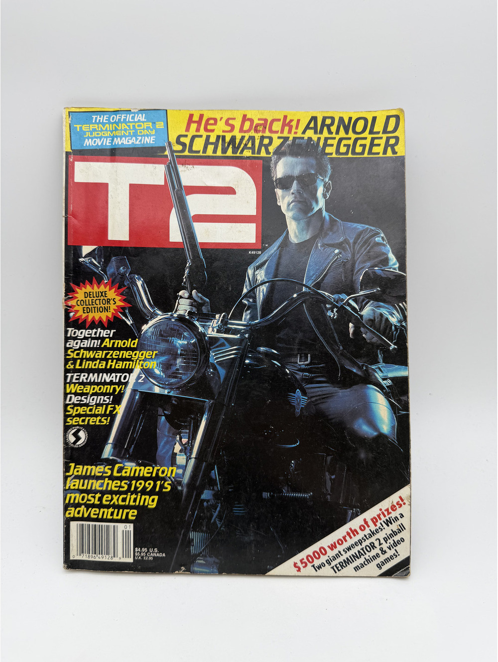T2 Terminator 2 Official Movie Magazine 1991 Deluxe Collector's Edition